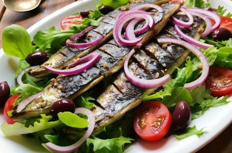 Grilled Sardine Salad